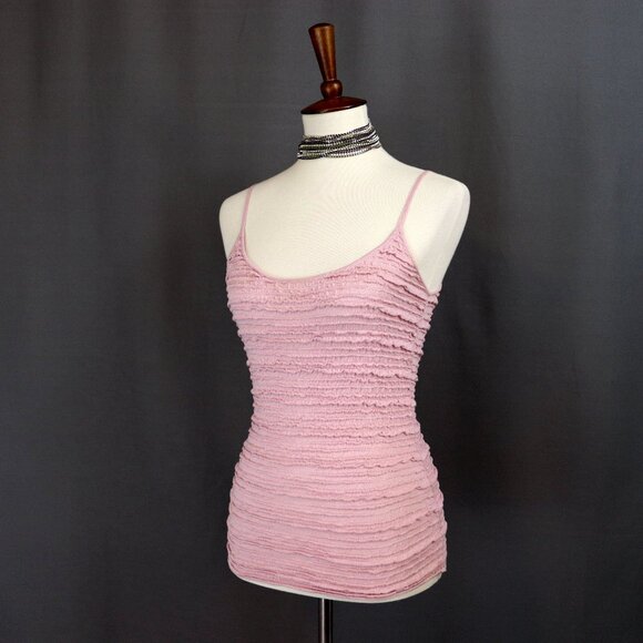 Valentino Vintage 2000's Tank Top Pink Small - XS Camisole - Picture 2 of 14